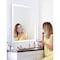 Cwi Lighting Abigail Rectangle Matte White LED 30 in. Mirror 1233W30-36 - alternate 7